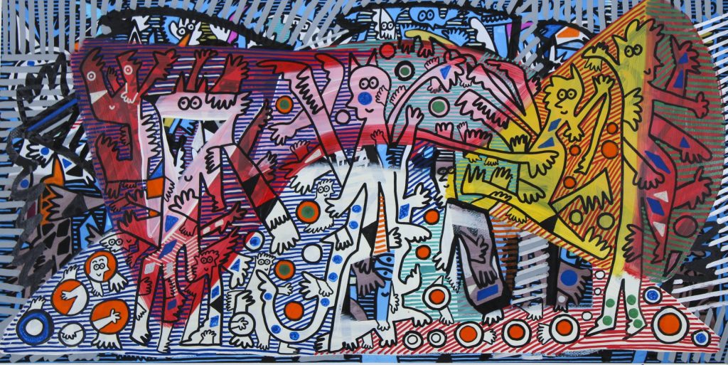 Nadie se enoja en un arcoiris cometa relámpago