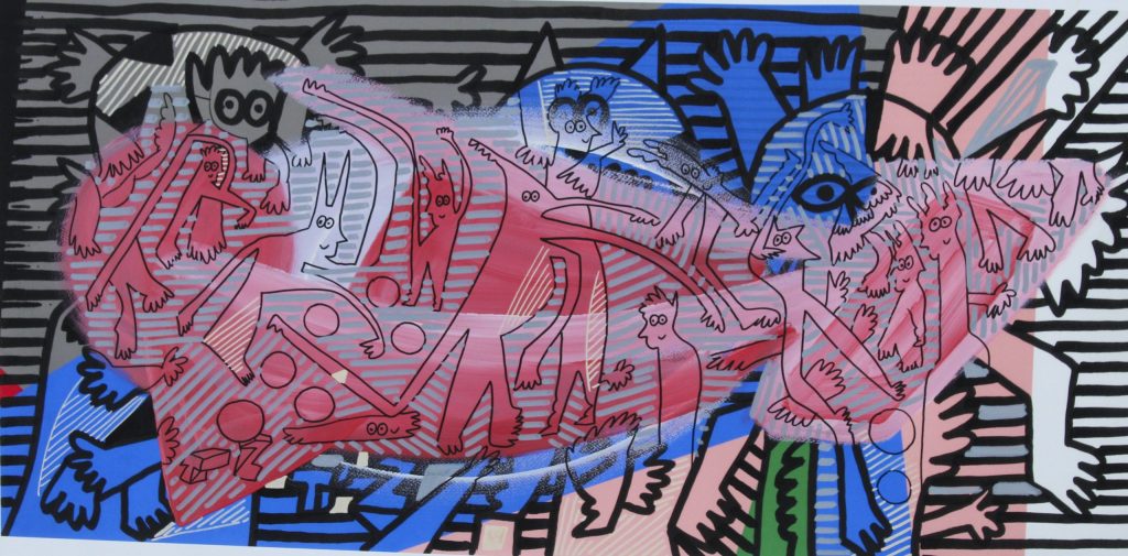 Corazón blandito de algodón de azúcar crujiente